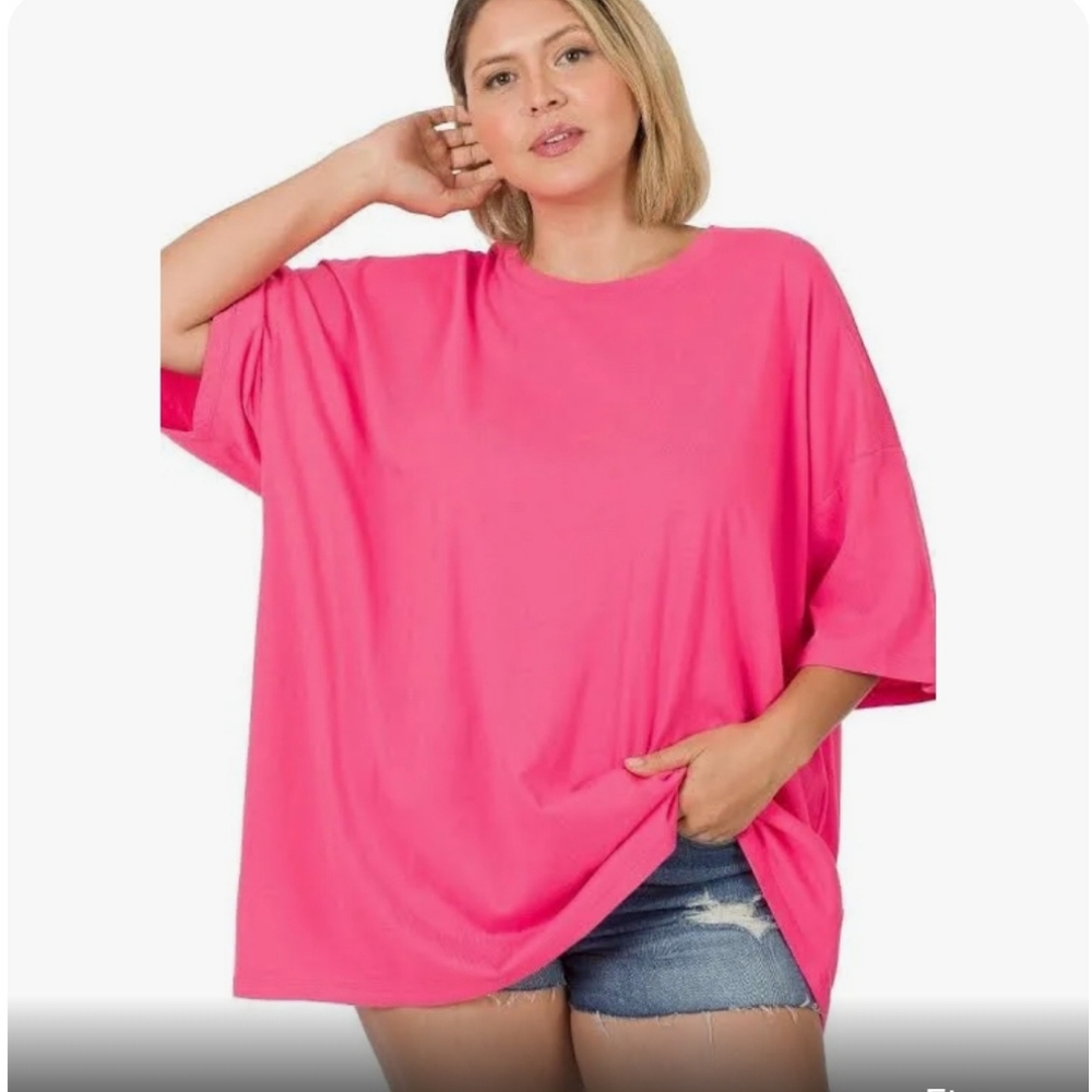 3 Zenana oversized tshirt lot